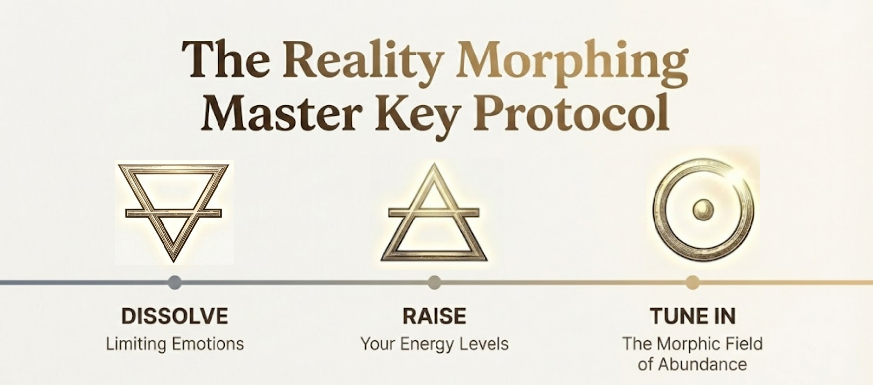 3 Step Reality Morphing Process