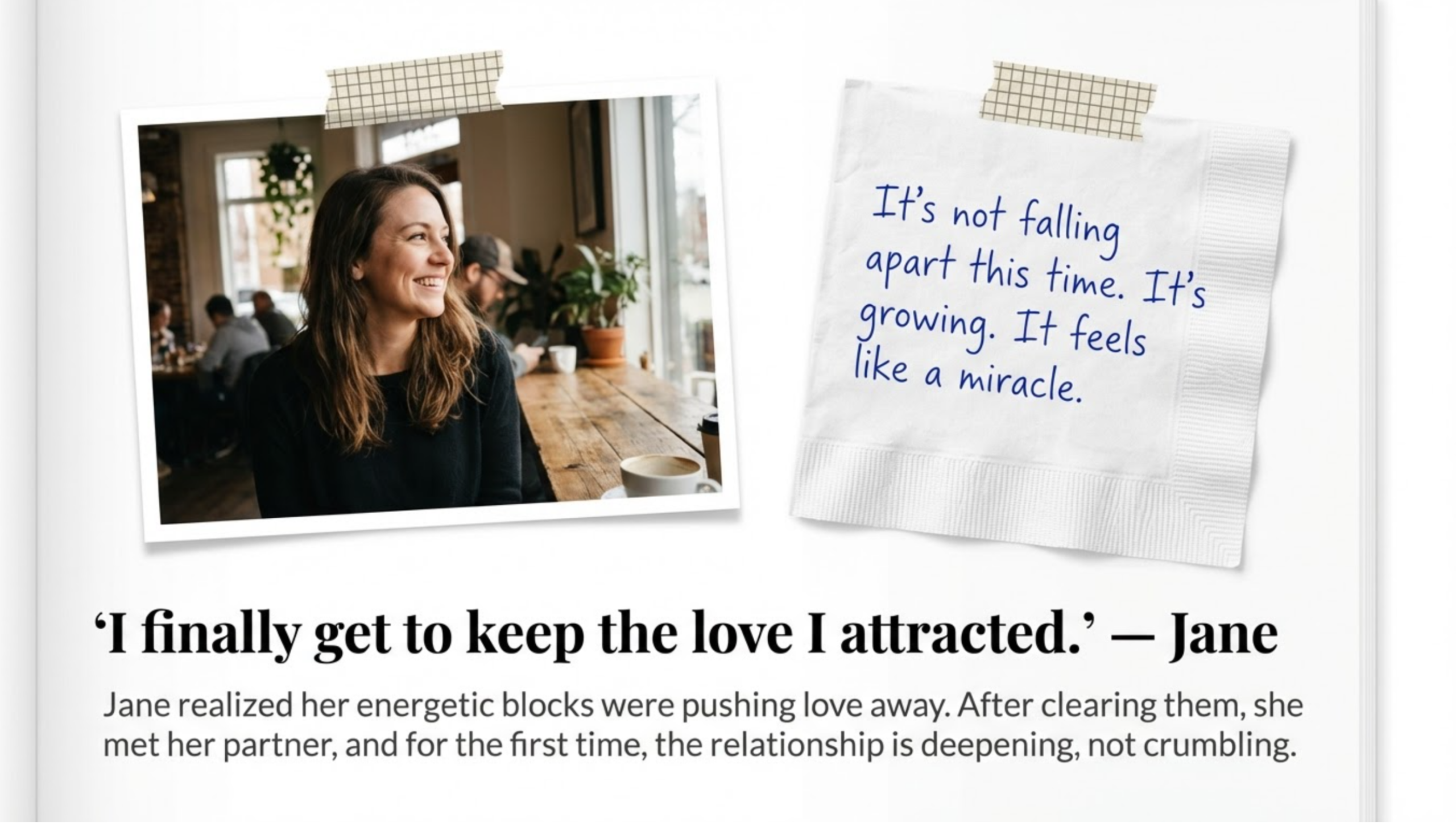Jane's Napkin Testimonial
