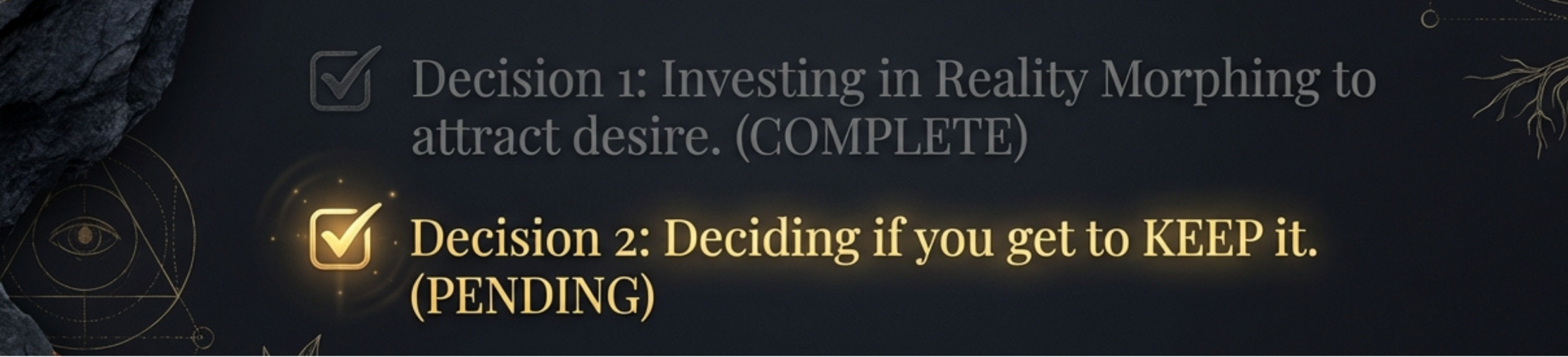 Decision to Keep Abundance