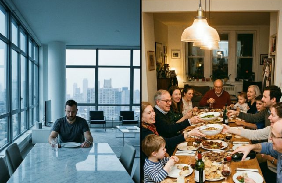 Abundance alone vs overflowing to everyone