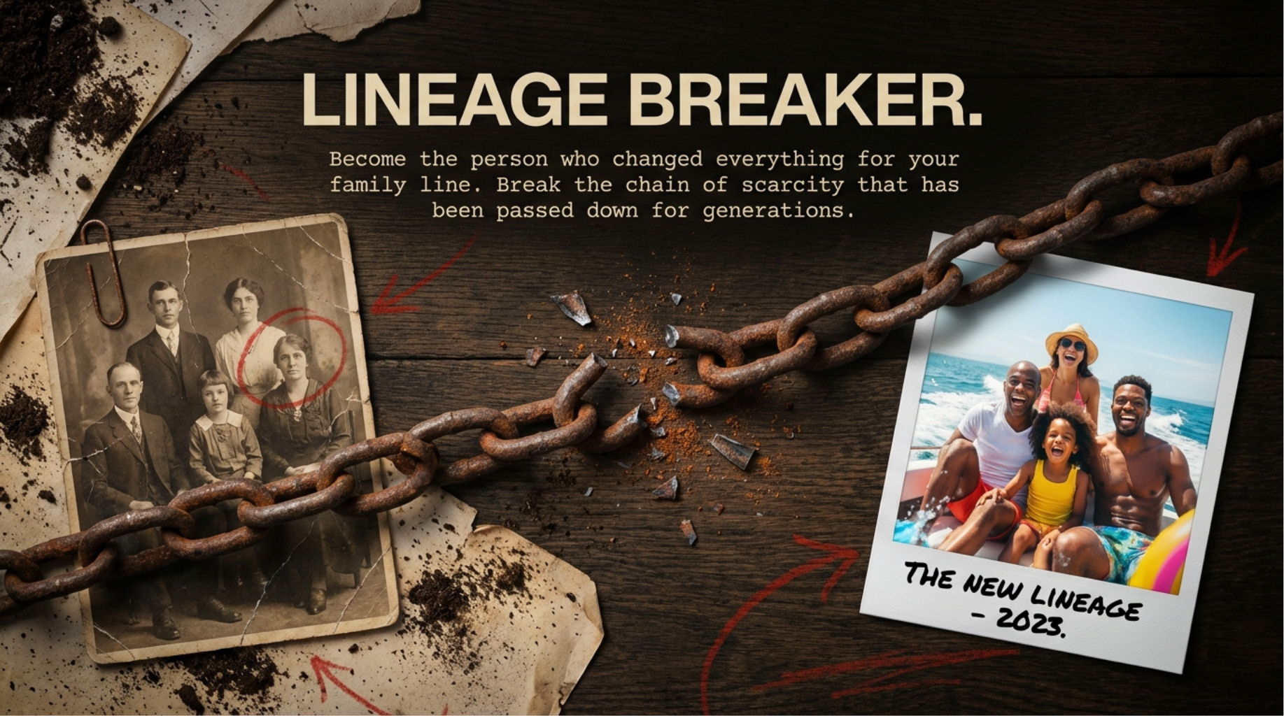 Breaking the chain of scarcity in your family