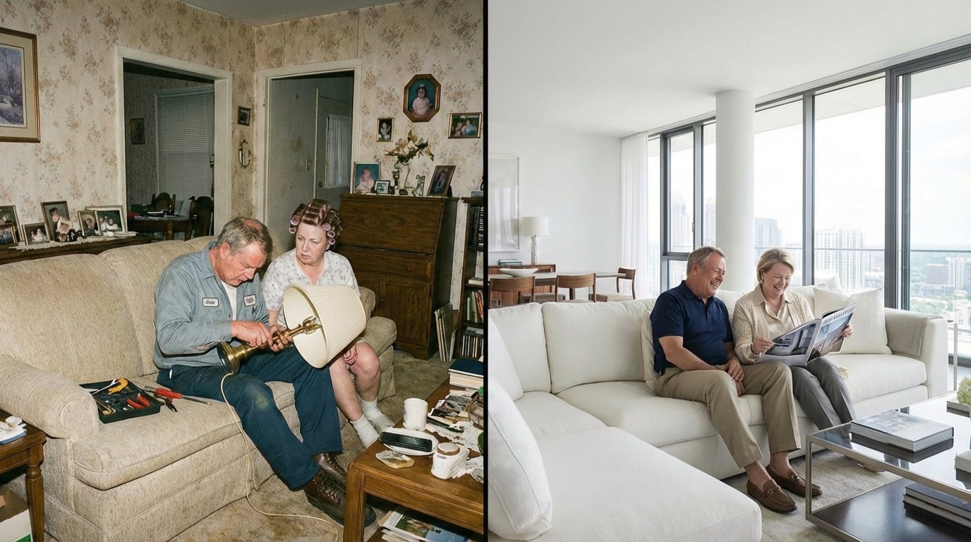 Parents transforming from debt to luxury