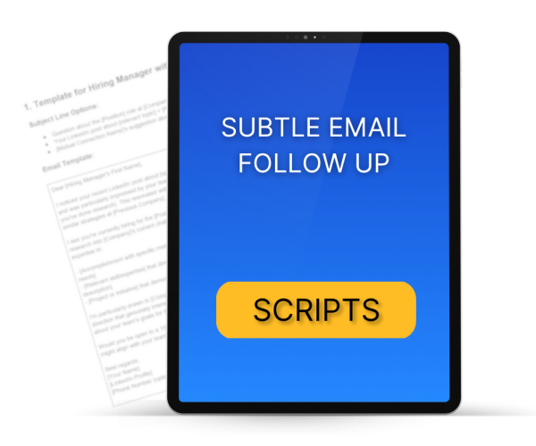 subtle email follow up